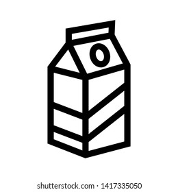 Packaging Container for Milk icon - Vector