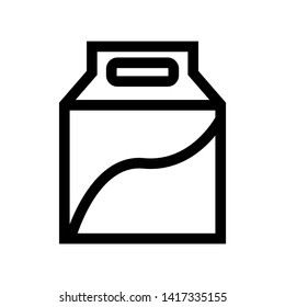 Packaging Container for Milk icon - Vector