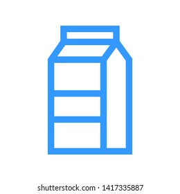 Packaging Container for Milk icon - Vector
