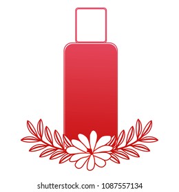 packaging cream container product cosmetic flowers essence