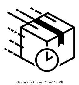 Packaging Delivery Vector Icon Series for Shipment