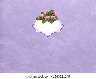 Packaging design for gifts with flowers. Vector.