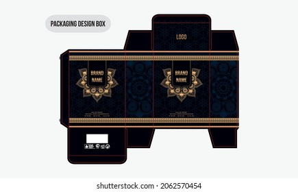 Packaging Design Luxury Box Illustration Vector Stock Vector (Royalty ...