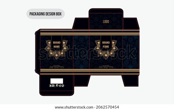 Packaging Design Luxury Box Illustration Vector Stock Vector (Royalty ...