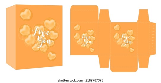 Diseño de embalajes, plantilla de caja de lujo y caja de maquillaje, vector de ilustración.	