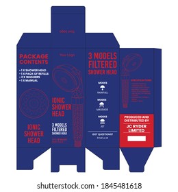 Packaging design, minimalist design template and Illustration vector