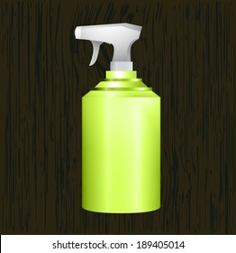 packaging design on wood background , Eps 10