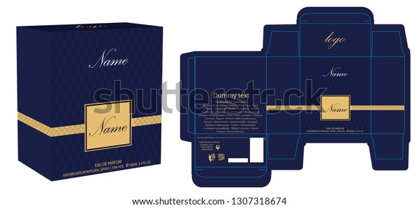 Packaging Design Perfume Luxury Box Design Vector Có Sẵn Miễn Phí Bản Quyền 1307318674