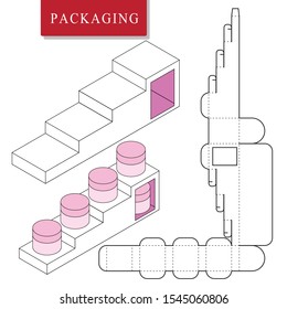 Packaging design for product set or Display product