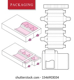 Packaging design for product set or Display product