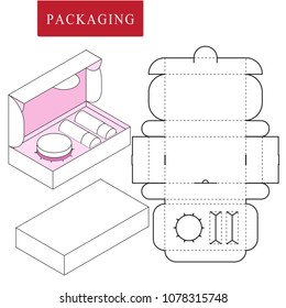 Packaging design for product set or gift set 