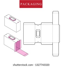 Package Bakeryvector Illustration Boxpackage Template Isolated Stock ...