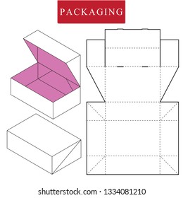 Packaging design for shoes.
