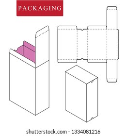 Packaging design for shoes.