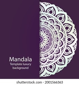 packaging design. Vintage vector ornament with mandala template. Elegant, classic elements. for food, drink and other package types. Can be used for background and wallpaper.