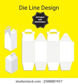 Packaging Die Line Design, packaging, die line, design, template