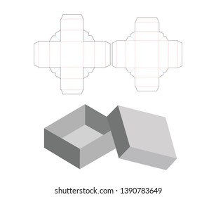 Packaging with die line vector-01