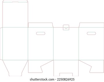 A packaging dieline is a 2D guide for cutting , folding a package design. It includes measurements, crease lines, other specs for creating the final package.