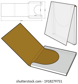 Packaging Envelope and Die-cut Pattern.The .eps file is full scale and fully functional. Prepared for real cardboard production.