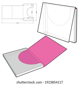 Packaging Envelope and Die-cut Pattern.The .eps file is full scale and fully functional. Prepared for real cardboard production.