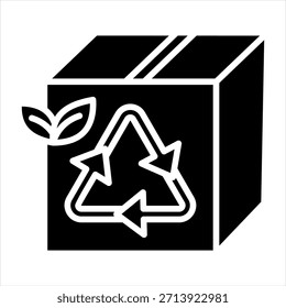 Packaging Glyph Icon Vector Illustration