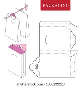 Packaging for hang with hook.