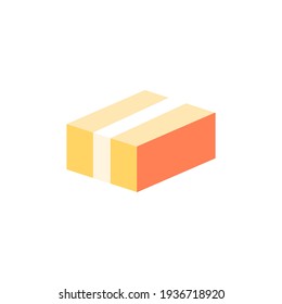  packaging icon in color icon, isolated on white background 