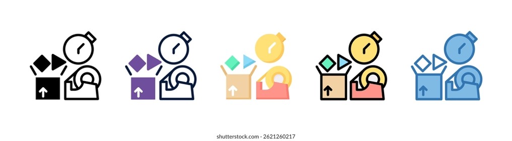 Elemento De Ícone De Empacotamento Para Design