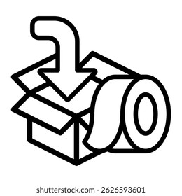 Elemento De Ícone De Empacotamento Para Design