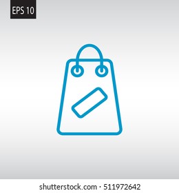  Packaging icon flat.