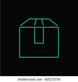 packaging icon. Linear style. Isolated vector.