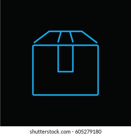packaging icon. Linear style. Isolated vector.