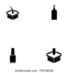 packaging icon set