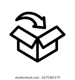 Packaging Icon Vector Symbol Design Illustration