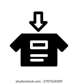 Icono de empaquetado Ilustración de diseño de símbolo de Vector