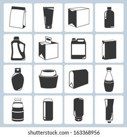 packaging icons, box icons