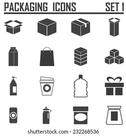 Packaging Icons Set 1