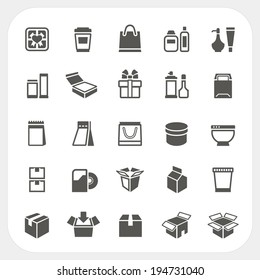 Packaging Icons Set