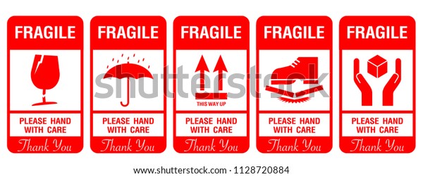 Packaging Label -
Fragile- Just Print &
Use