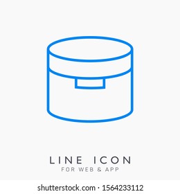 Packaging and logistick pictogram icon. Box for post service.