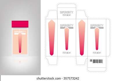 Packaging with a logo. 