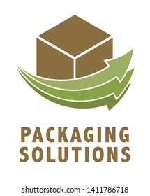 packaging logo green style recycle