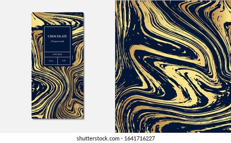  Сhocolate packaging marble. Vector packaging template with modern marble patterns. Vector Set Of Chocolate Bar Package Designs. Trendy luxury product branding template with label pattern 