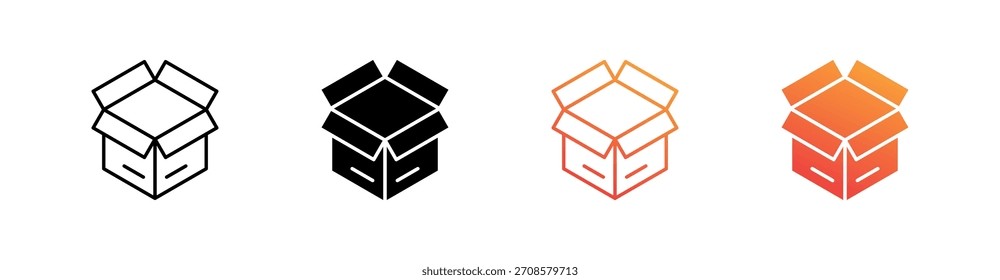 Colección de conjunto de iconos de estilo múltiple