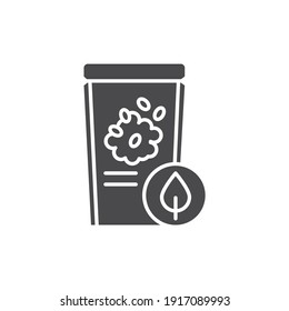 Packaging organic cereal сolor line icon. Pictogram for web page, mobile app, promo. UI UX GUI design element. Editable stroke.