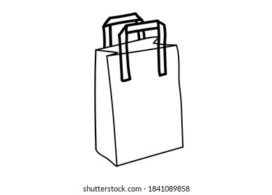 Packaging Paper Bag on Recycle