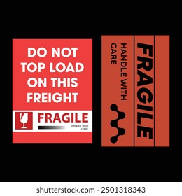 Symbole und Etiketten für Verpackungsprodukte. Vektorgrafik für Streetwear-Design