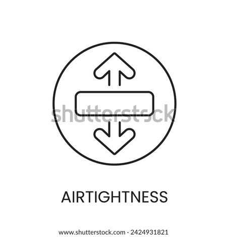 Packaging seal line icon in vector with editable stroke