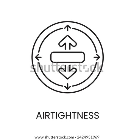 Packaging seal line icon in vector with editable stroke