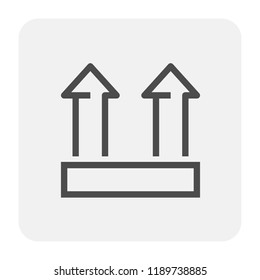 Packaging symbol design for cargo box.